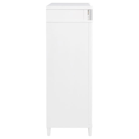 Gracemont White 5-Drawer Bedroom Chest of Drawers by Coaster at Eve Furniture