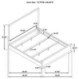 Gracemont White 5-Piece California King Bedroom Set by Coaster at Eve Furniture