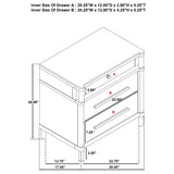 Gracemont White 5-Piece California King Bedroom Set by Coaster at Eve Furniture