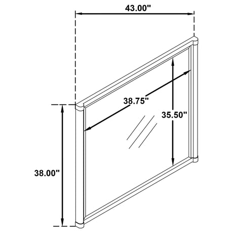 Gracemont White 5-Piece California King Bedroom Set by Coaster at Eve Furniture