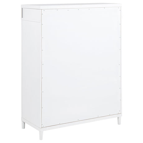 Gracemont White 5-Piece Eastern King Bedroom Set by Coaster at Eve Furniture