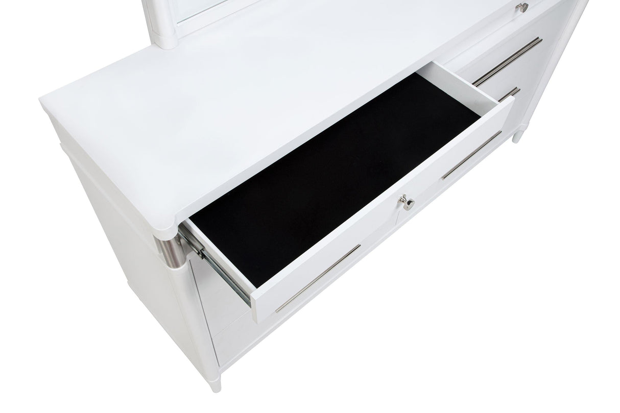 Gracemont White 8-Drawer Bedroom Dresser Cabinet by Coaster at Eve Furniture