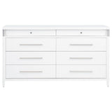Gracemont White 8-Drawer Bedroom Dresser Cabinet by Coaster at Eve Furniture