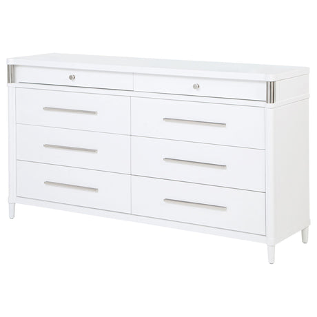 Gracemont White 8-Drawer Bedroom Dresser Cabinet by Coaster at Eve Furniture