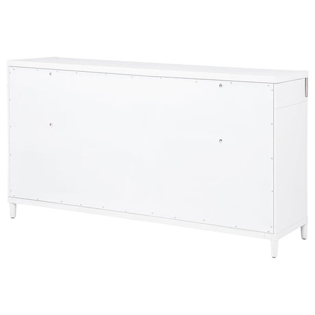 Gracemont White 8-Drawer Bedroom Dresser Cabinet by Coaster at Eve Furniture