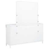 Gracemont White 8-drawer Bedroom Dresser with Mirror by Coaster at Eve Furniture