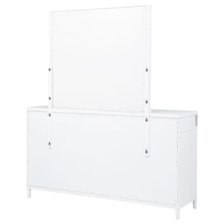 Gracemont White 8-drawer Bedroom Dresser with Mirror by Coaster at Eve Furniture