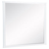 Gracemont White Dresser Mirror by Coaster at Eve Furniture