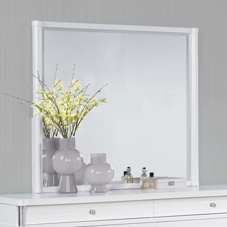 Gracemont White Dresser Mirror by Coaster at Eve Furniture