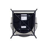 Gracie Barstool in Stone and Black by Manhattan Comfort at Eve Furniture