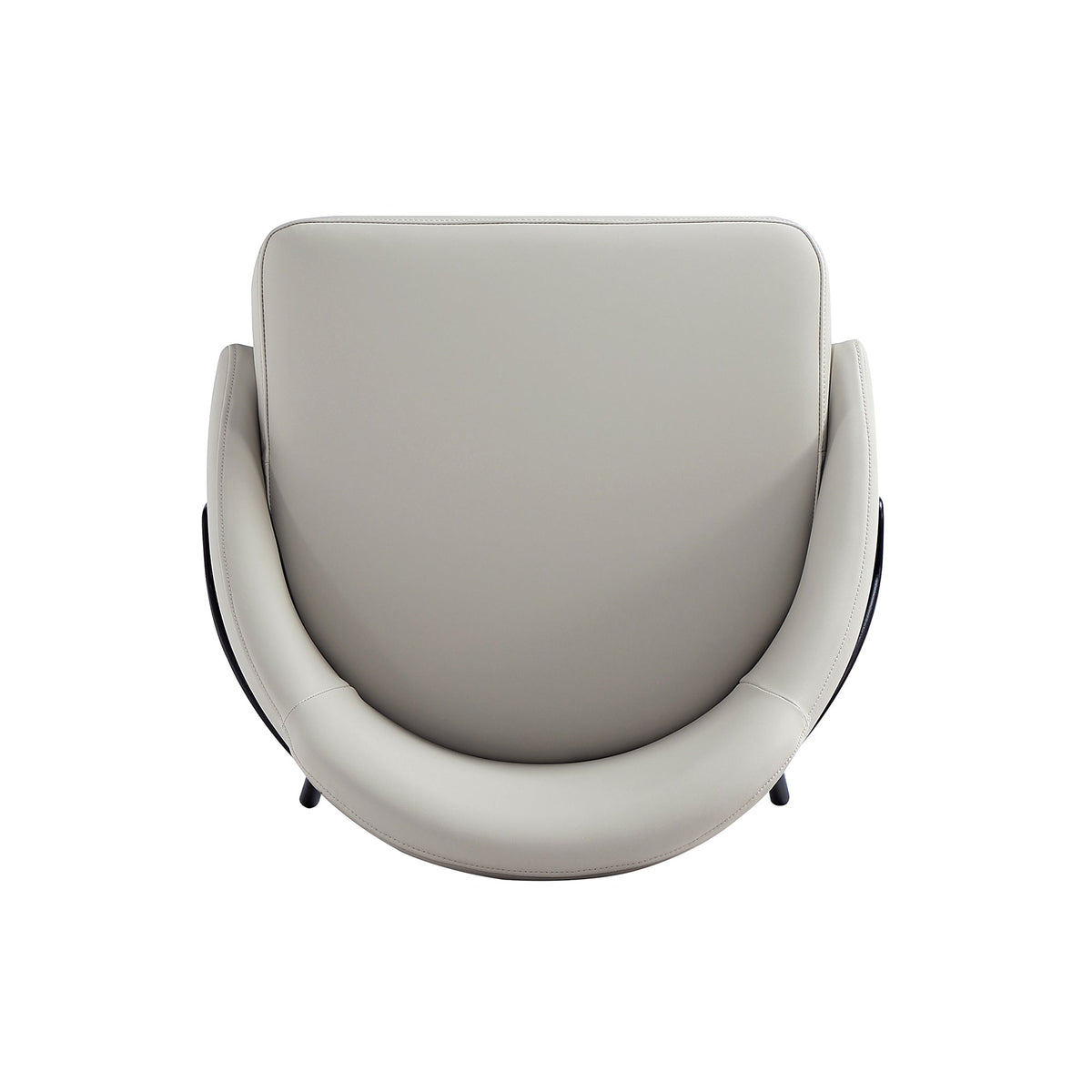 Gracie Barstool in Stone and Black by Manhattan Comfort at Eve Furniture