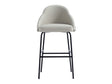 Gracie Barstool in Stone and Black by Manhattan Comfort at Eve Furniture