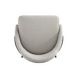 Gracie Barstool in Stone and Black (set of 2) by Manhattan Comfort at Eve Furniture