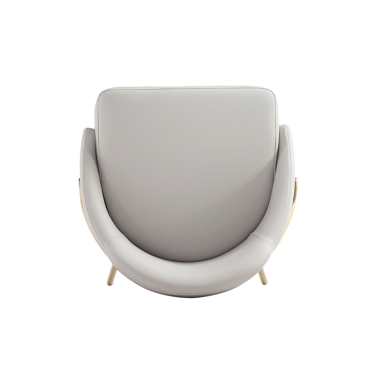Gracie Barstool in Stone and Gold by Manhattan Comfort at Eve Furniture