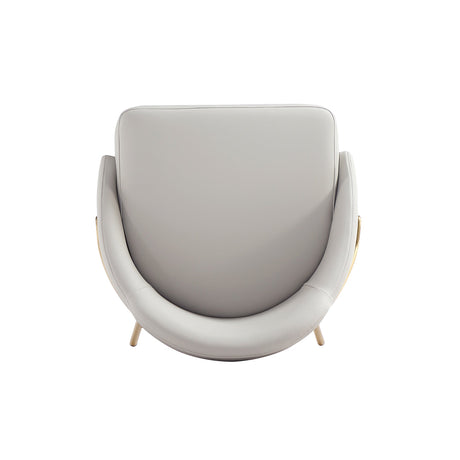 Gracie Barstool in Stone and Gold (set of 3) by Manhattan Comfort at Eve Furniture