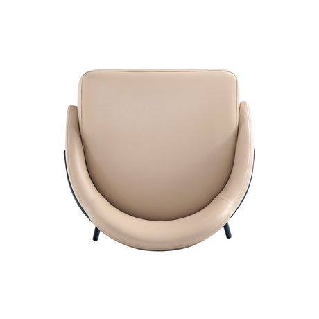 Gracie Barstool in Tan and Black by Manhattan Comfort at Eve Furniture