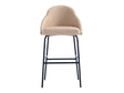 Gracie Barstool in Tan and Black by Manhattan Comfort at Eve Furniture