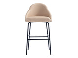 Gracie Barstool in Tan and Black by Manhattan Comfort at Eve Furniture