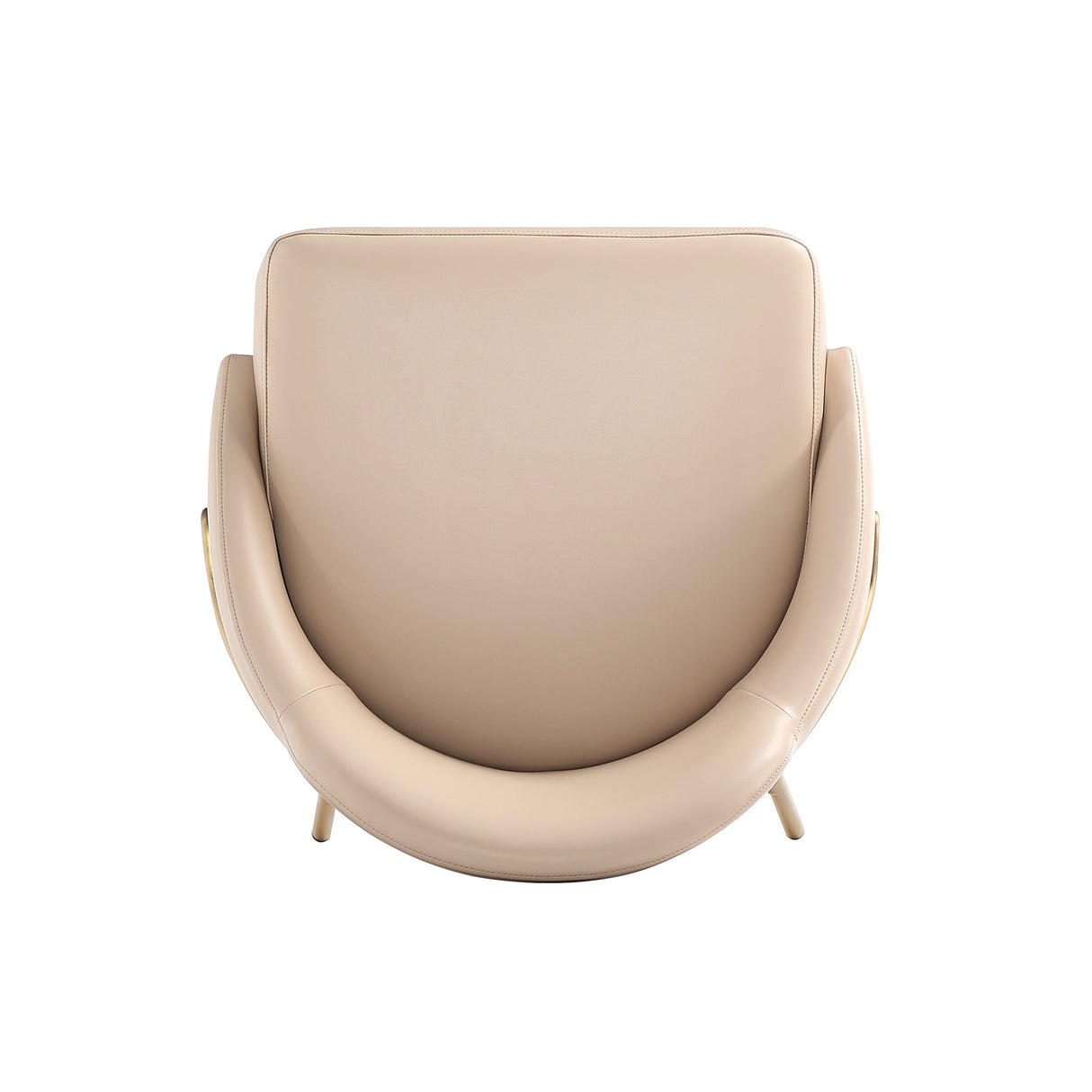 Gracie Barstool in Tan and Gold by Manhattan Comfort at Eve Furniture