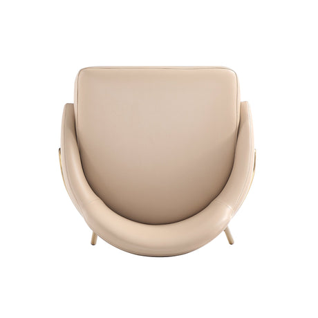 Gracie Barstool in Tan and Gold (set of 3) by Manhattan Comfort at Eve Furniture