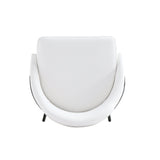 Gracie Barstool in White and Black by Manhattan Comfort at Eve Furniture