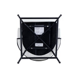 Gracie Barstool in White and Black (set of 2) by Manhattan Comfort at Eve Furniture