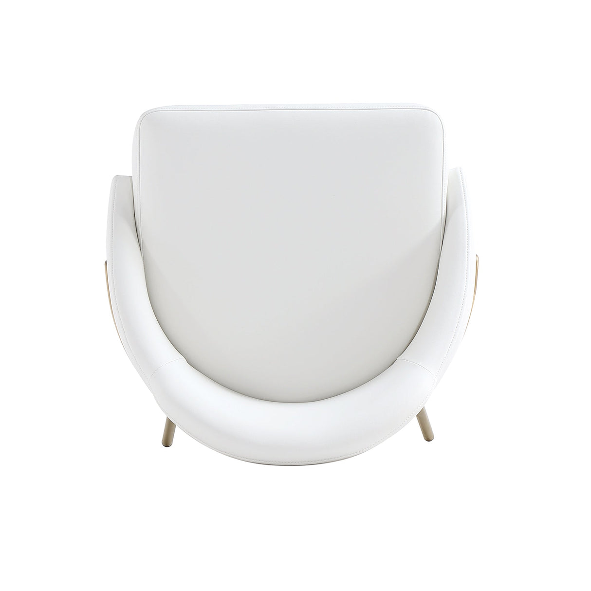 Gracie Barstool in White and Gold by Manhattan Comfort at Eve Furniture