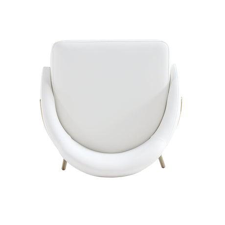 Gracie Barstool in White and Gold (set of 3) by Manhattan Comfort at Eve Furniture