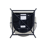 Gracie Counter Stool in Stone and Black by Manhattan Comfort at Eve Furniture