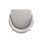 Gracie Counter Stool in Stone and Black (set of 3) by Manhattan Comfort at Eve Furniture