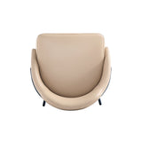 Gracie Counter Stool in Tan and Black by Manhattan Comfort at Eve Furniture