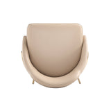 Gracie Counter Stool in Tan and Gold (set of 2) by Manhattan Comfort at Eve Furniture