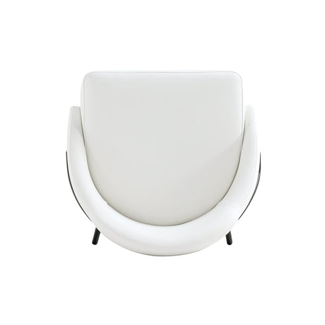 Gracie Counter Stool in White and Black (set of 2) by Manhattan Comfort at Eve Furniture
