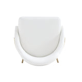 Gracie Counter Stool in White and Gold (set of 3) by Manhattan Comfort at Eve Furniture