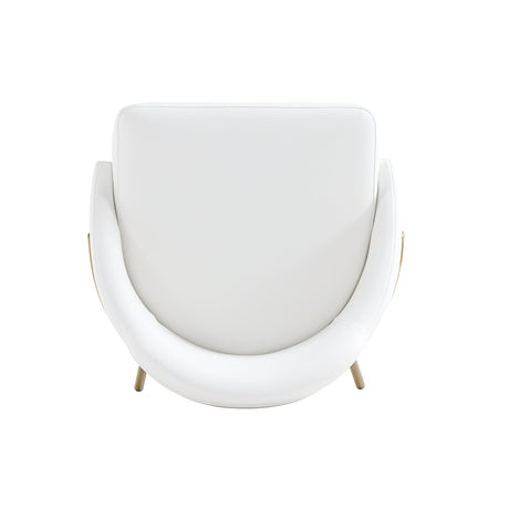 Gracie Counter Stool in White and Gold (set of 3) by Manhattan Comfort at Eve Furniture
