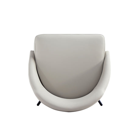 Gracie Dining Chair in Stone and Black by Manhattan Comfort at Eve Furniture