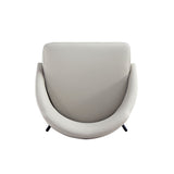 Gracie Dining Chair in Stone and Black (set of 4) by Manhattan Comfort at Eve Furniture