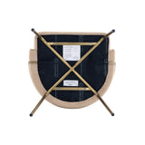 Gracie Dining Chair in Tan and Gold by Manhattan Comfort at Eve Furniture