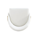 Gracie Dining Chair in White and Gold (set of 2) by Manhattan Comfort at Eve Furniture
