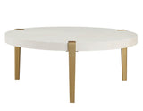 Gracie White Coffee Table by Steve Silver at Eve Furniture