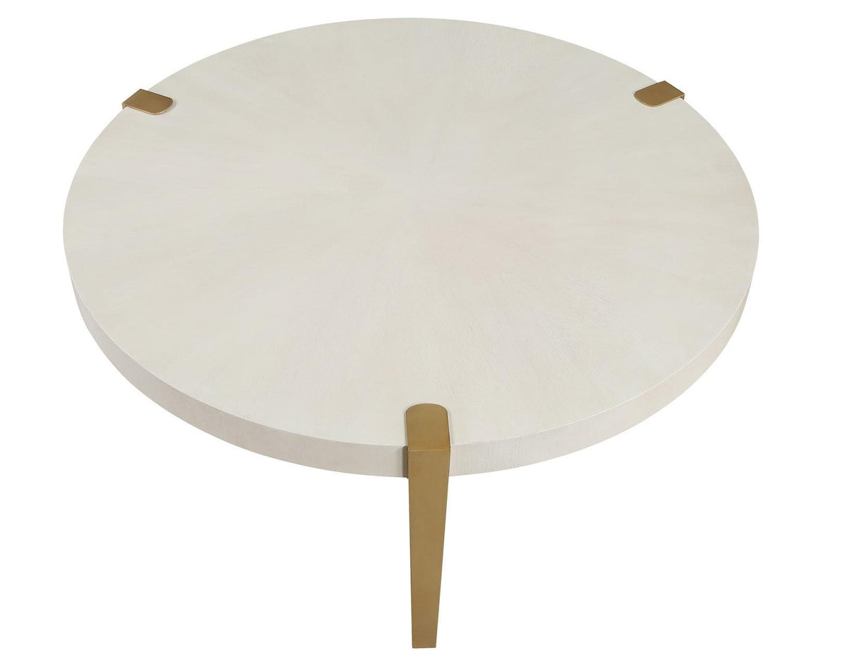 Gracie White Coffee Table by Steve Silver at Eve Furniture