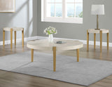 Gracie End Table, White by Steve Silver at Eve Furniture