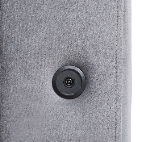 Grady Gray Convertible Sofa with Hidden Storage by Homelegance at Eve Furniture