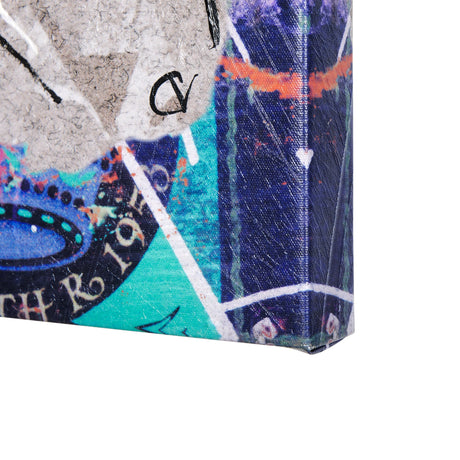 Graffiti sculpture III by Mercana Studio a Hand Embellished Textured Canvas by Mercana at Eve Furniture