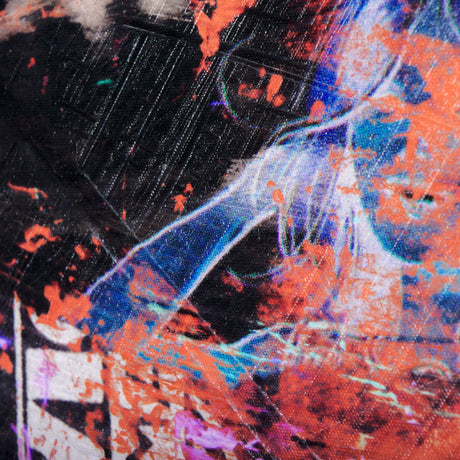 Graffiti sculpture III by Mercana Studio a Hand Embellished Textured Canvas by Mercana at Eve Furniture