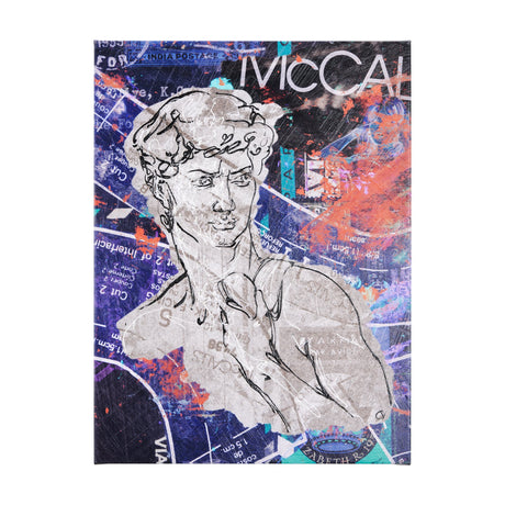 Graffiti sculpture III by Mercana Studio a Hand Embellished Textured Canvas by Mercana at Eve Furniture