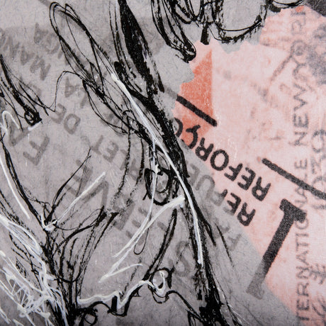 Graffiti Sculpture IV by Mercana Studio a Hand Embellished Textured Canvas by Mercana at Eve Furniture