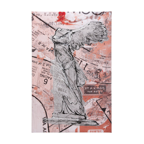 Graffiti Sculpture IV by Mercana Studio a Hand Embellished Textured Canvas by Mercana at Eve Furniture