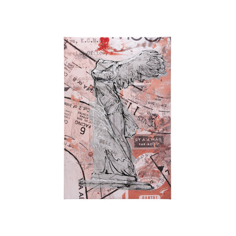 Graffiti Sculpture IV by Mercana Studio a Hand Embellished Textured Canvas by Mercana at Eve Furniture