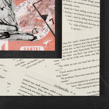 Graffiti Sculpture IV by Mercana Studio Hand Embellished Textured Framed Art Print Matted under Glas by Mercana at Eve Furniture